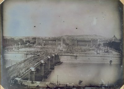 Veduta della Place de la Concorde, c.1848 da Francois Certes